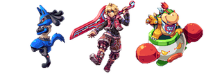 Illustration for article titled Estos dibujos nos hacen soñar con una versión de Smash Bros en pixel art
